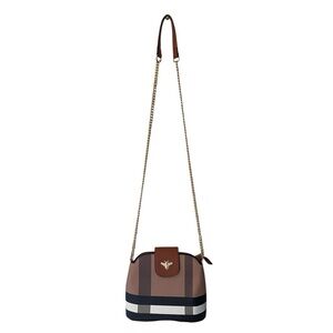 Women’s Bag Crossbody Bee Tags Color Brown Black White